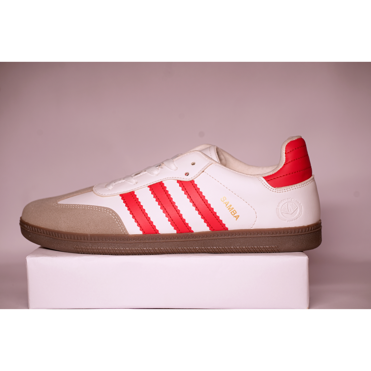 Adidas Samba OG (red stripe colour)