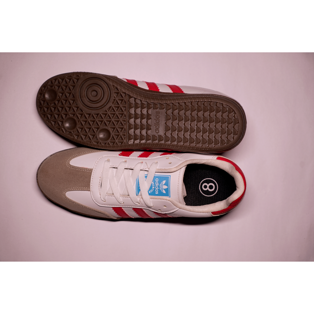 Adidas Samba OG (red stripe colour)