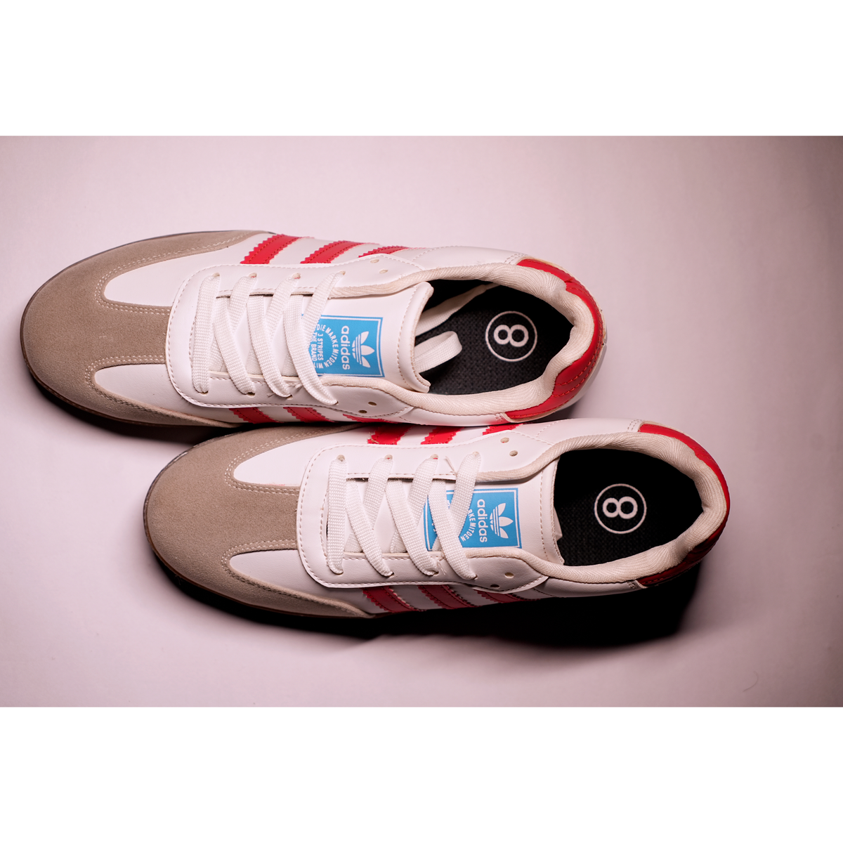 Adidas Samba OG (red stripe colour)