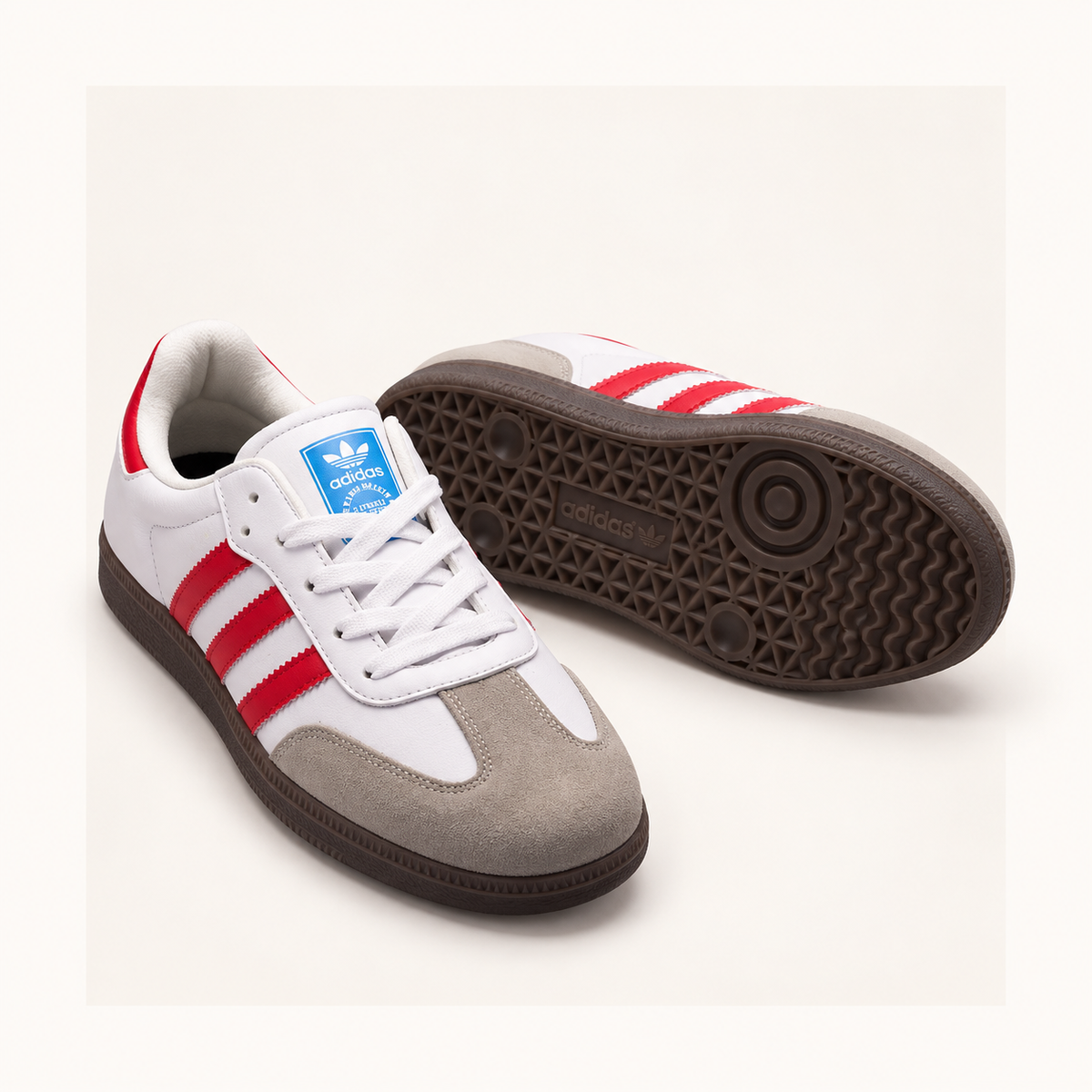 Adidas Samba OG (red stripe colour)