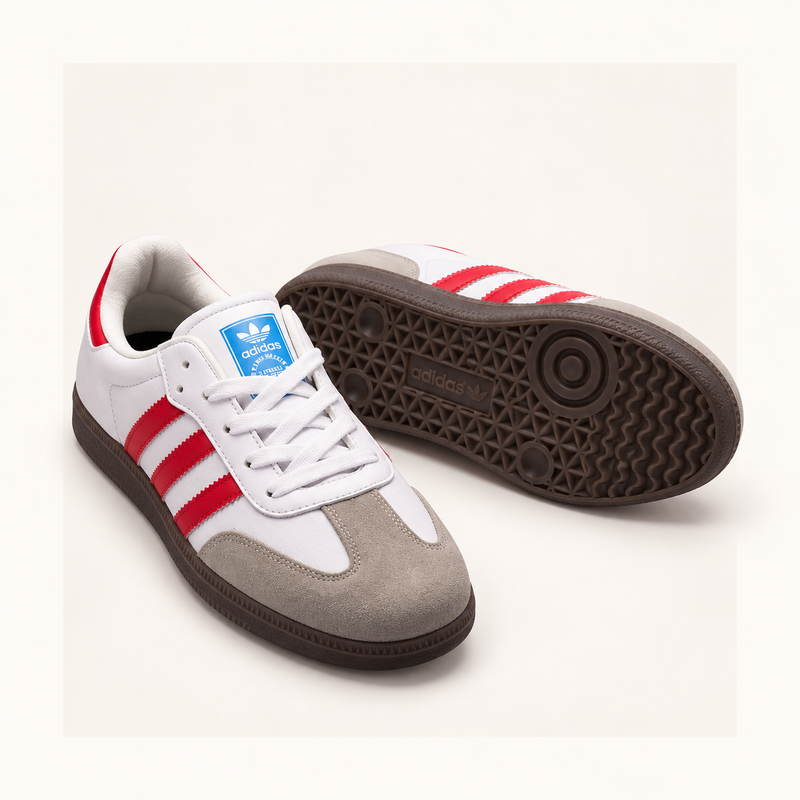 Adidas Samba OG (red stripe colour)